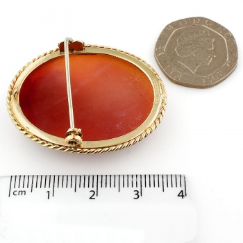 9ct gold Cameo Brooch